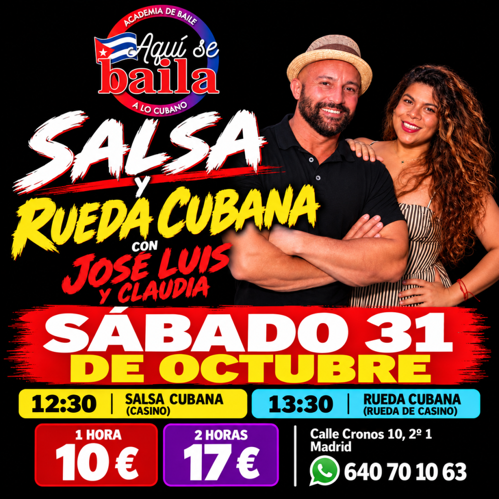Salsa y Rueda Cubana en Madrid